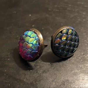 Mermaid Scale Earrings